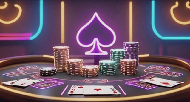 Papan permainan bingo dengan Bola dan nomor berwarna terang, aktivasi pemain menikmati permainan di layar perangkat